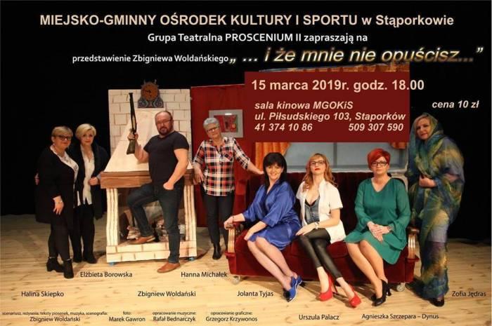 Mamy bilety! Dowcipny spektakl w Stąporkowie w piątek