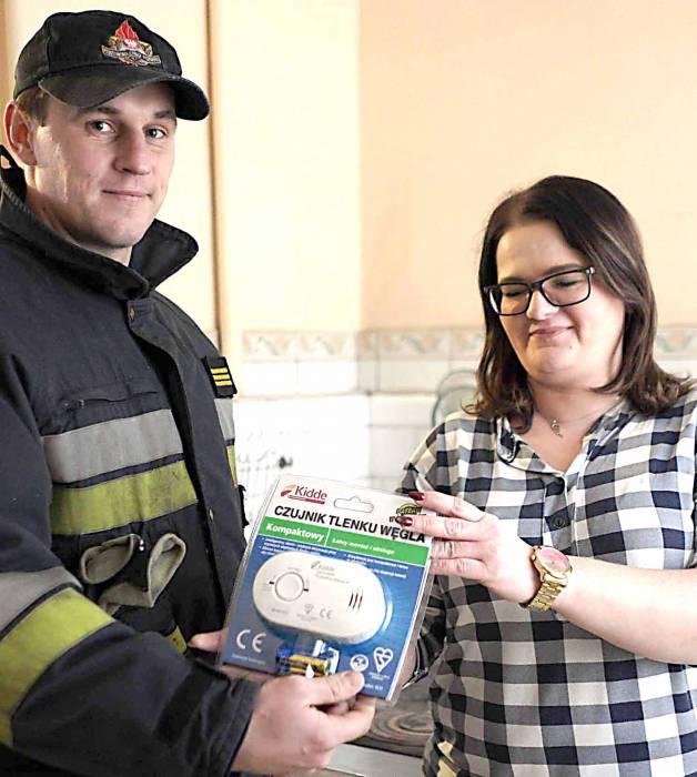 Przekazali czujkę tlenku węgla