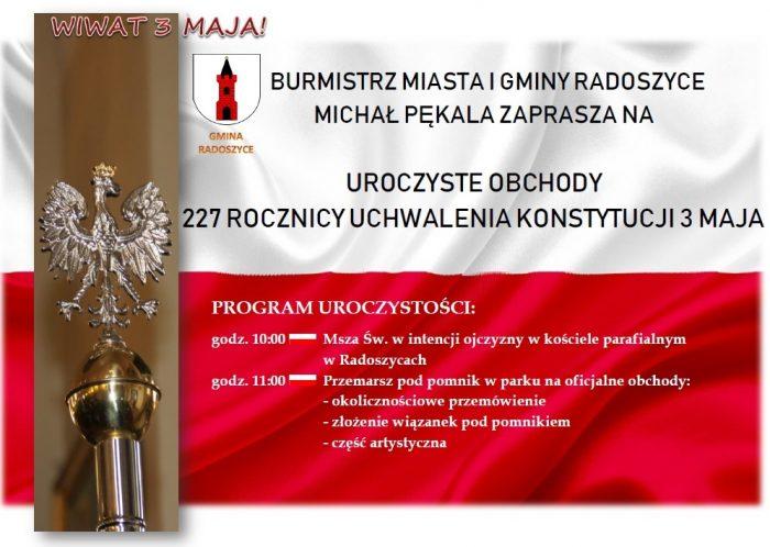 Inscenizacja historyczna przed pomnikiem w Radoszycach