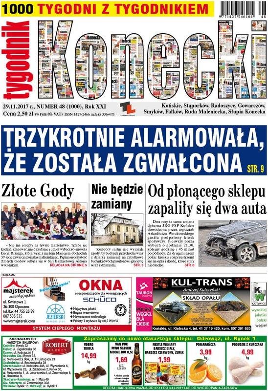 Tysięczny numer Tygodnika Koneckiego już w sprzedaży