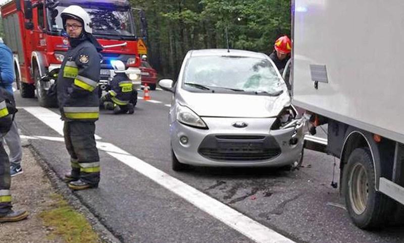 Ford najechał na volkswagena
