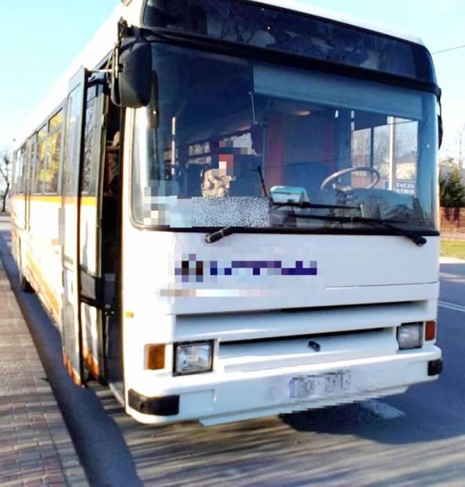 Pijany kierowca gimbusa!