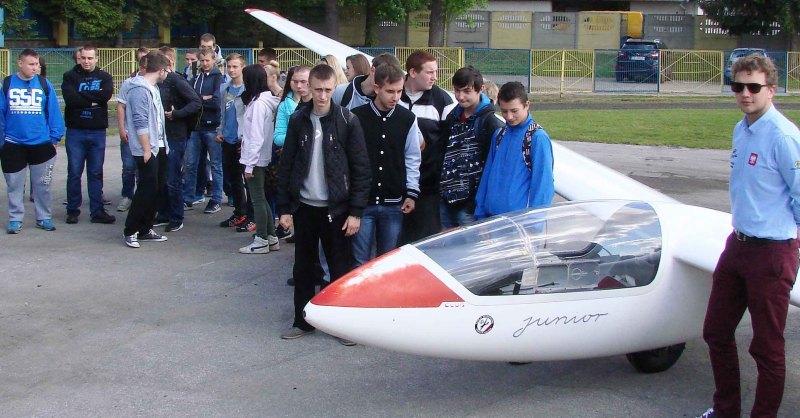 Spotkanie z pilotem i szybowcem