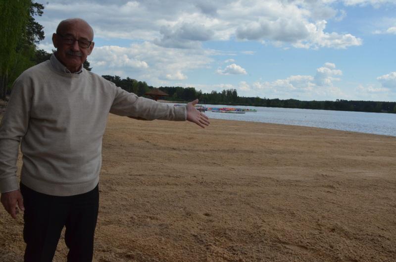 600 ton piasku trafiło na sielpiańskie plaże