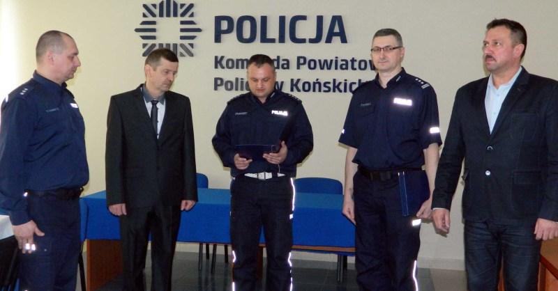 Pożegnali aspiranta odchodzącego na emeryturę