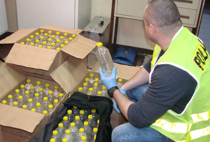 Alkoholowa kontrabanda w volkswagenie