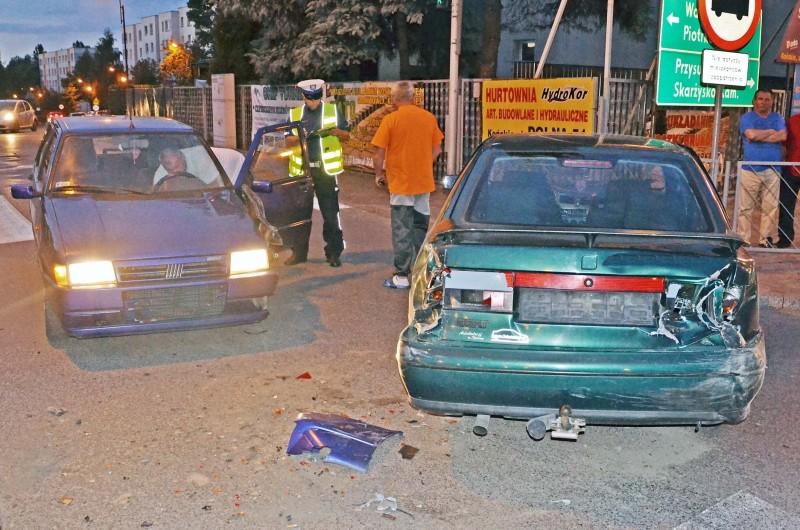 Karambol pod sygnalizatorem
