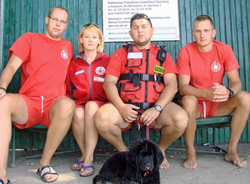 O krok o tragedii na sielpiańskiej plaży