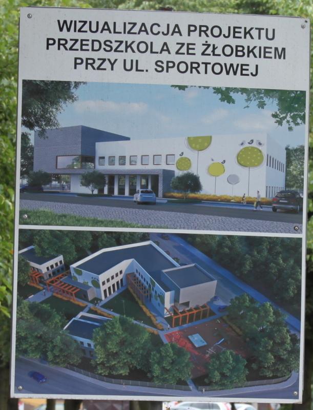 Znikną tablice z wizualizacją nieistniejącego projektu przedszkola