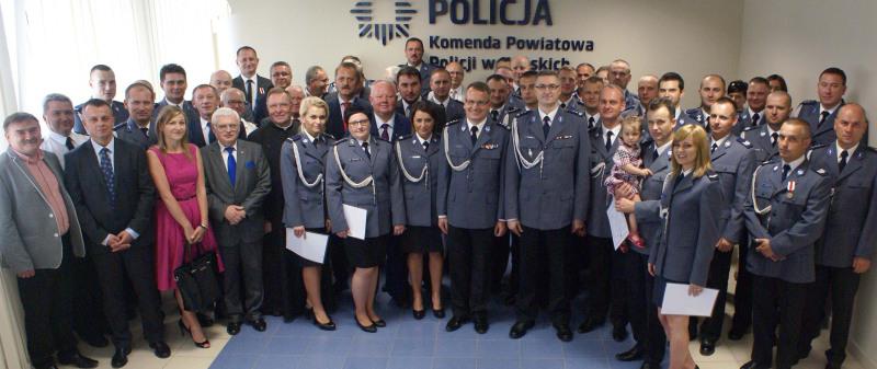 Świętowali koneccy policjanci