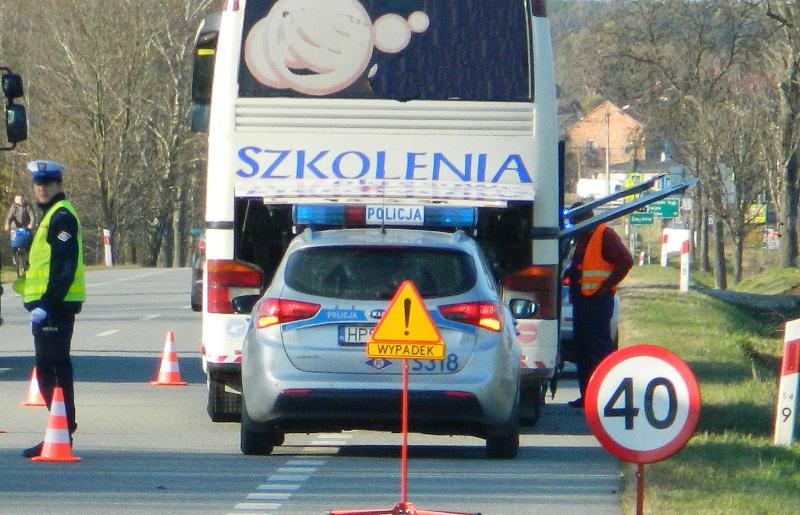 Ogień w przedziale silnikowym autobusu