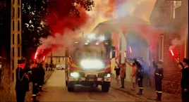 Nowy nabytek OSP KSRG w Radoszycach. Niuniek, wózek …