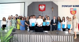 KOŃSKIE. Młodzi radni powiatowi podsumowali działani&hellip;