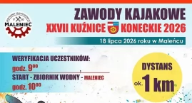 Żelazny Spływ 2026. Zaproszenie do Maleńca na sportową odsłonę XXVII Kuźnic Koneckich