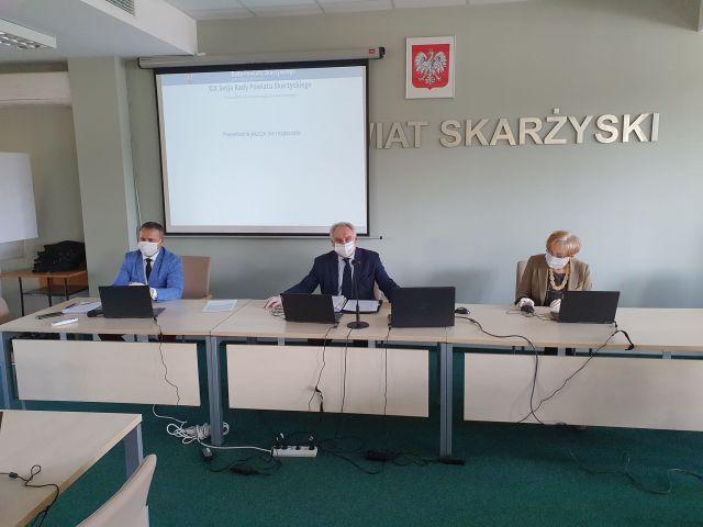 XX Sesja Rady Powiatu Skarżyskiego - będą obradować zdalnie