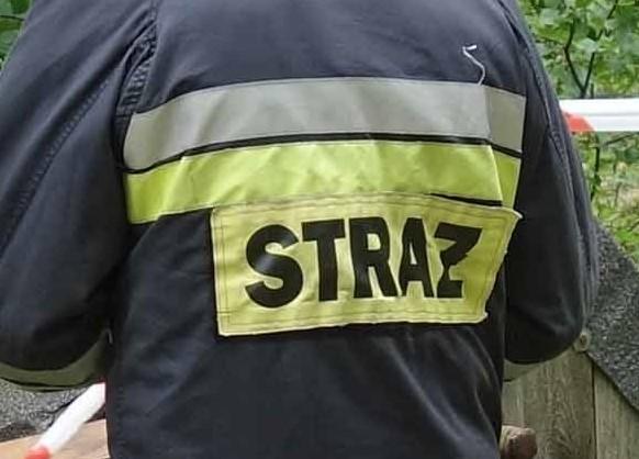 Wiał silny wiatr. Trudna akcja strażaków