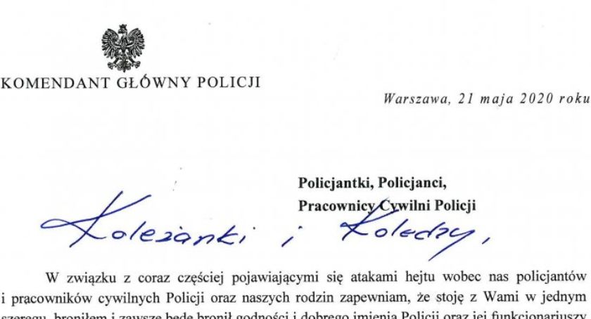 Policjanci atakowani w sieci i realu