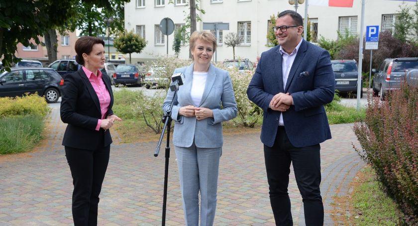 Hanna Zdanowska  z wizytą u prezydenta Skarżyska 