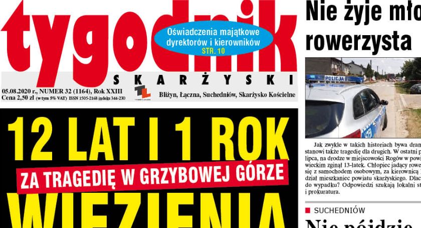 Dziś środa i nowe wydanie Tygdonika Skarżyskiego w sprzedaży...