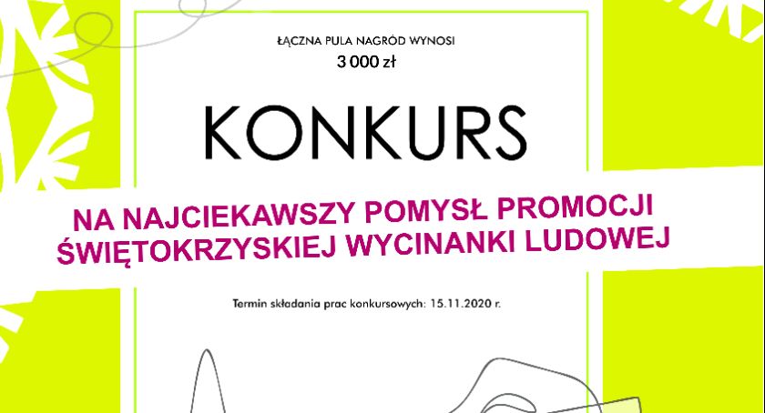 Konkurs na promocję Świętokrzyskiej Wycinanki Ludowej