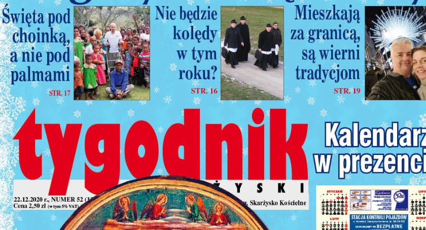 Już od dzis w sprzedaży ŚWIĄTECZNE WYDANIE TYGODNIKA SKARŻYSKIEGO Z KALENDARZEM