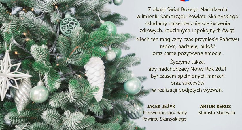 Życzenia z okazji Świąt Bożego Narodzenia