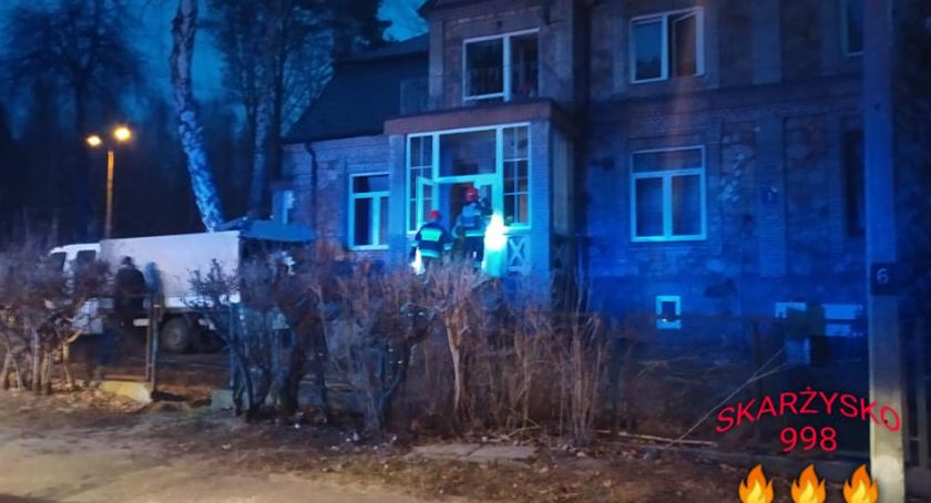 Pożar mieszkania! Kto zaprószył ogień?
