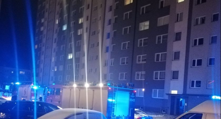 Pożar na 11 piętrze wieżowca 