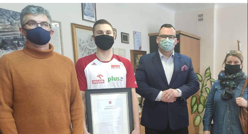 Gratulacje od prezydenta miasta dla Kajetana Kubickiego