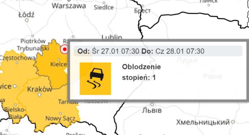 Ostrzeżenie meteorologów dla naszych dróg!