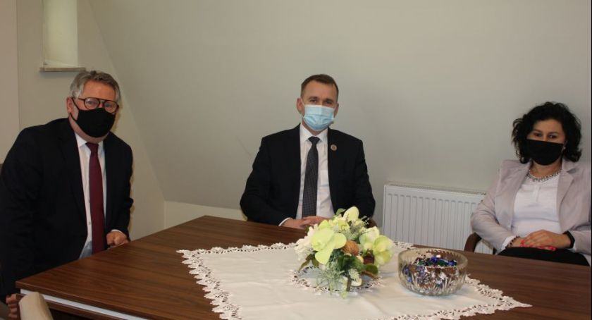 Minister Michał Cieślak gościem w Gminie Łączna