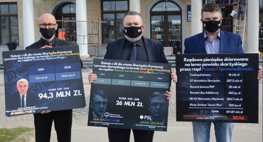 Czy PiS wspiera Skarżysko? Gdzie leży prawda?  Członkowie Klub Radnych Prawa i Sprawiedliwości ze Skarżysko mówią jak jest 