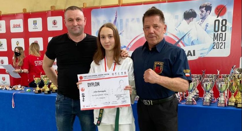 Julia Domagała zawodniczka Skarżyskiego Klubu Sportów Walki Brązową Medalistką Mistrzostw Polski