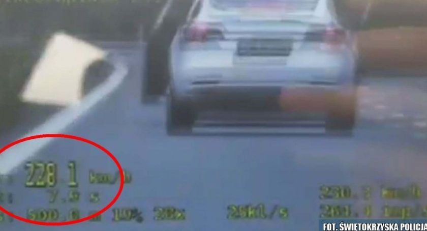 Na drodze S7 - jechał 228 km/h