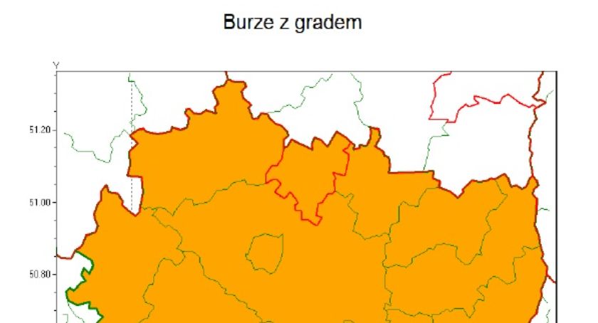 Meteorolodzy ostrzegają. Idą burze z gradem!