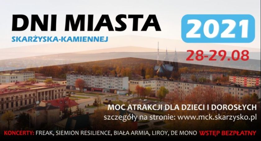 Dni Miasta 2021 – komunikat o zamknięciu drogi i parkingu