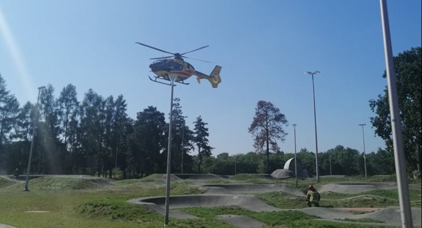 Nieszczęśliwy wypadek na skateparku