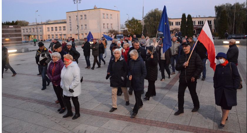 Skarżysko. Wyrazili swój sprzeciw polityce rządu 