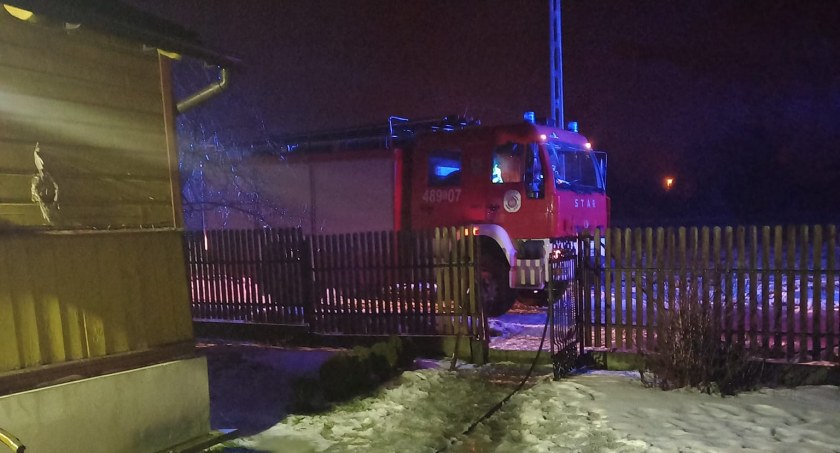 Tragiczny pożar na terenie gminy Bliżyn. Nie żyje kobieta