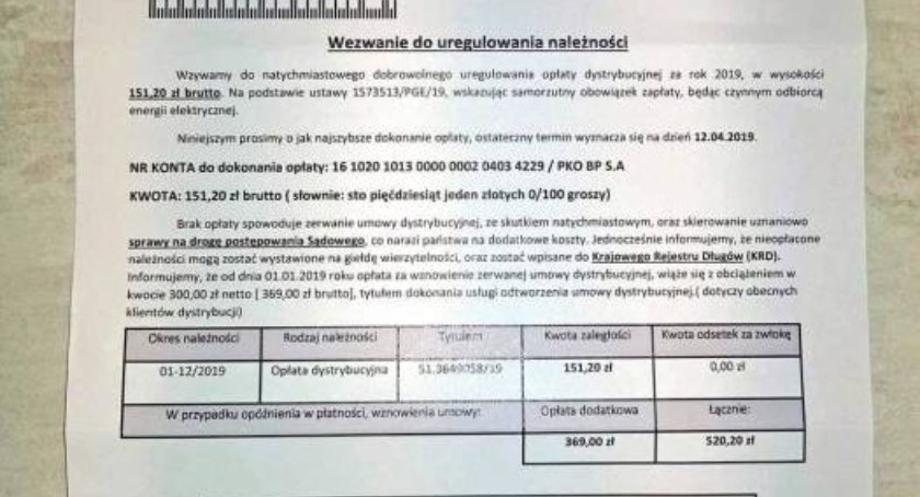Skarżysko. Wzywamy do natychmiastowej zapłaty! 