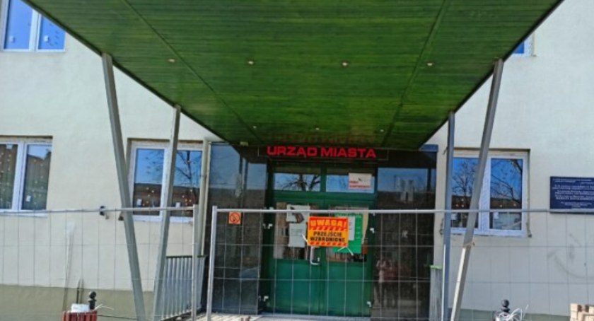 Urząd Miasta w trakcie remontu