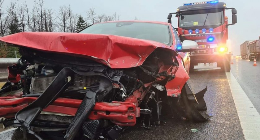Wypadek na trasie S-7. W jaki sposób do niego doszło?