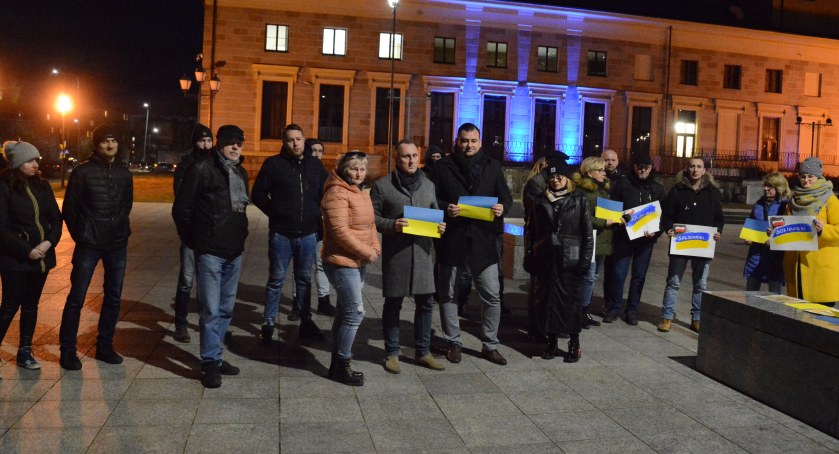 Skarżysko solidarne z Ukrainą