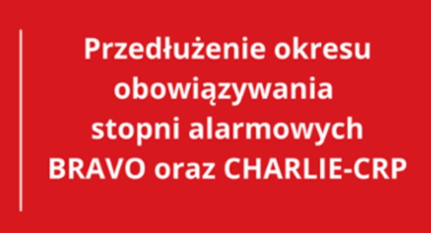 Trzeci stopień alarmowy CHARLIE na terenie całego kraju