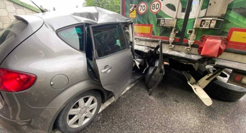 Kraksa na trasie szybkiego ruchu w Skarżysku-Kam. Kto ucierpiał?