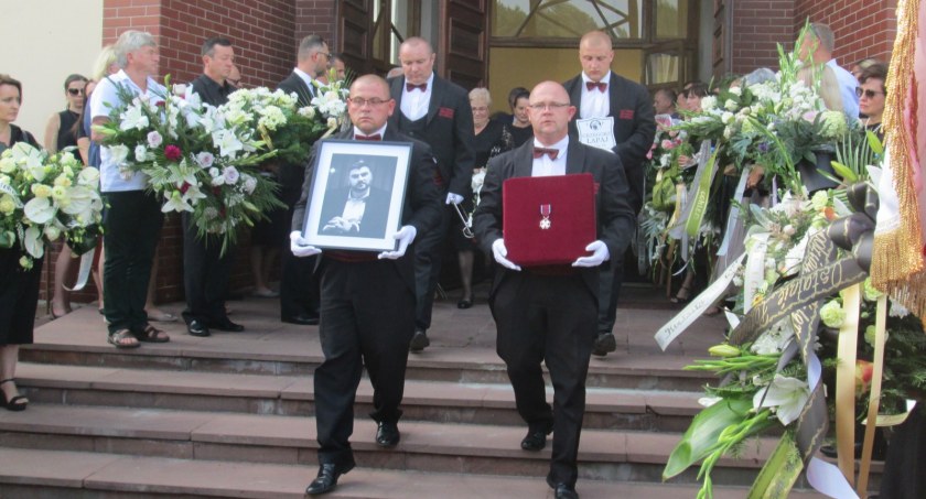 Ostatnie pożegnanie radnego Grzegorza Łapaja 