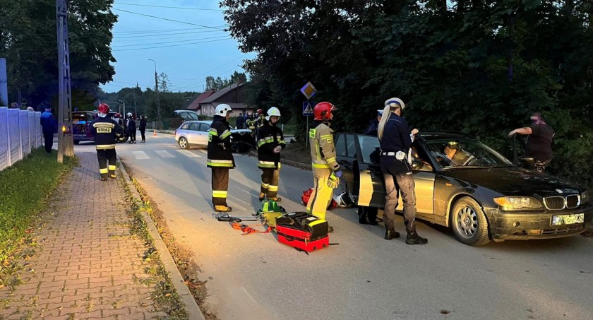 Suchedniów. Kolizja i poszkodowani