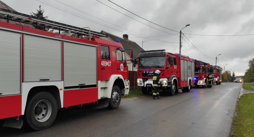 Pożar w gminie Bliżyn