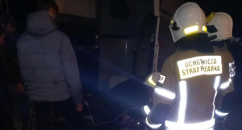 Nietypowa interwencja ratowników z OSP Suchedniów