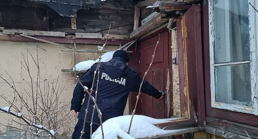 Pustostany pod lupą skarżyskich policjantów. Zima za pasem